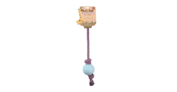 Beco Ball with Rope S; blau