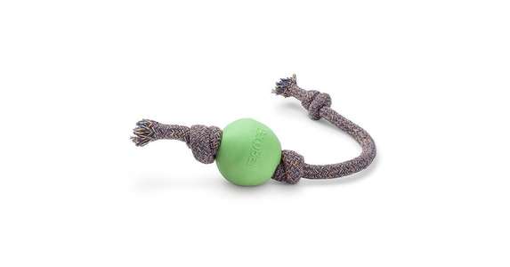 Beco Ball with Rope S, grn