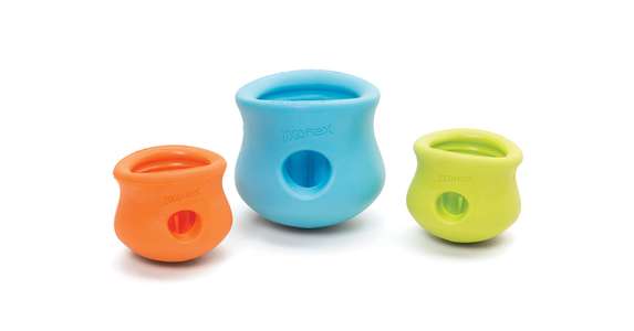 Zogoflex Dog Spielzeug Toppl S 7,5 cm; orange