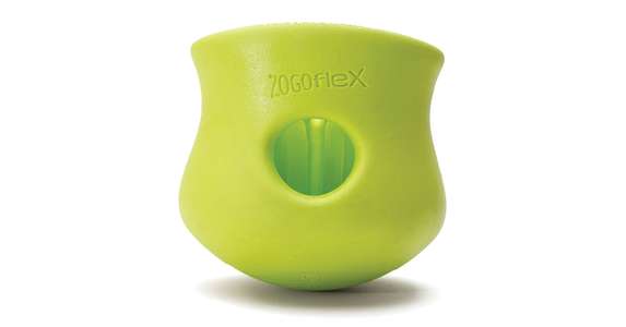 Zogoflex Dog Spielzeug Toppl S 7,5 cm; grn