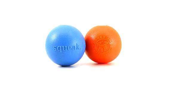 Orbee-Tuff Squeak Ball Blau