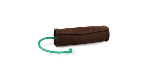 Hundedummy Velourleder mit Kordel befüllbar