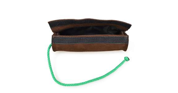 Hundedummy Velourleder mit Kordel befllbar 15cm