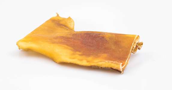 Natürliche Rinderkopfhaut Platte hart 2 Stück