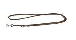 Rundleine 3-fach verstellbar Cardiff 8mm/220cm schwarz...