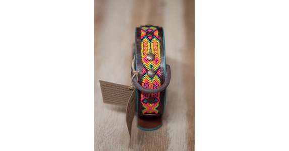 Halsband DWAM Gypsy neon 4 cm M