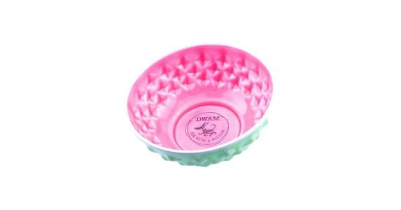 DWAM Ess- und Trinknapf Melon & Lime S 16cm grn/rosa