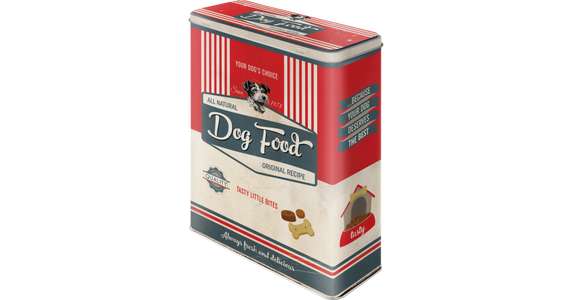 Vorratsdose Dog Food 19x8x26cm (LxBxH)